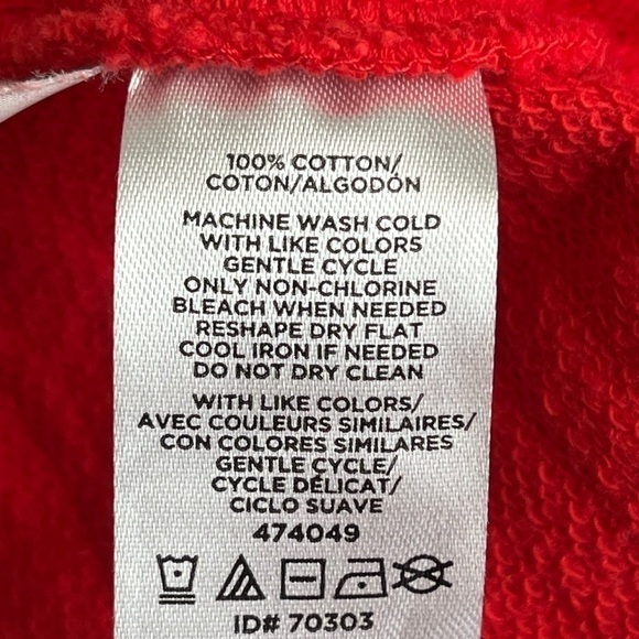 LOFT Knit Skirt Elastic Waist Pockets Red Size Small. EUC - Picture 5 of 8